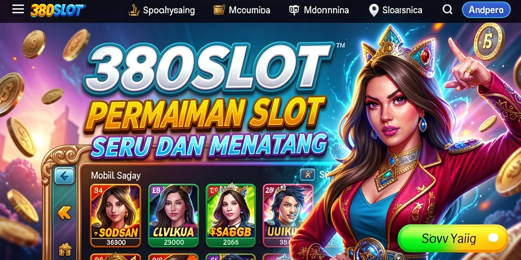 Tampilan gameplay slot yang seru dan menantang di 380SLOT.