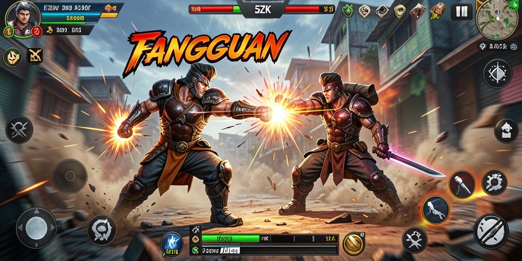 Gameplay penuh aksi dan petualangan di 5ZK.
