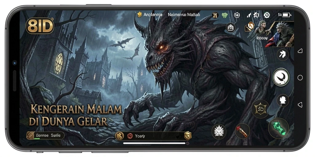 Gameplay menegangkan dengan suasana mencekam di 8ID.