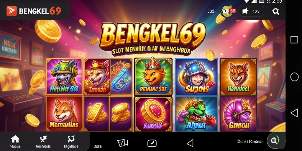 Tangkapan layar gameplay BENGKEL69 yang menampilkan suasana bermain Slot yang menarik.