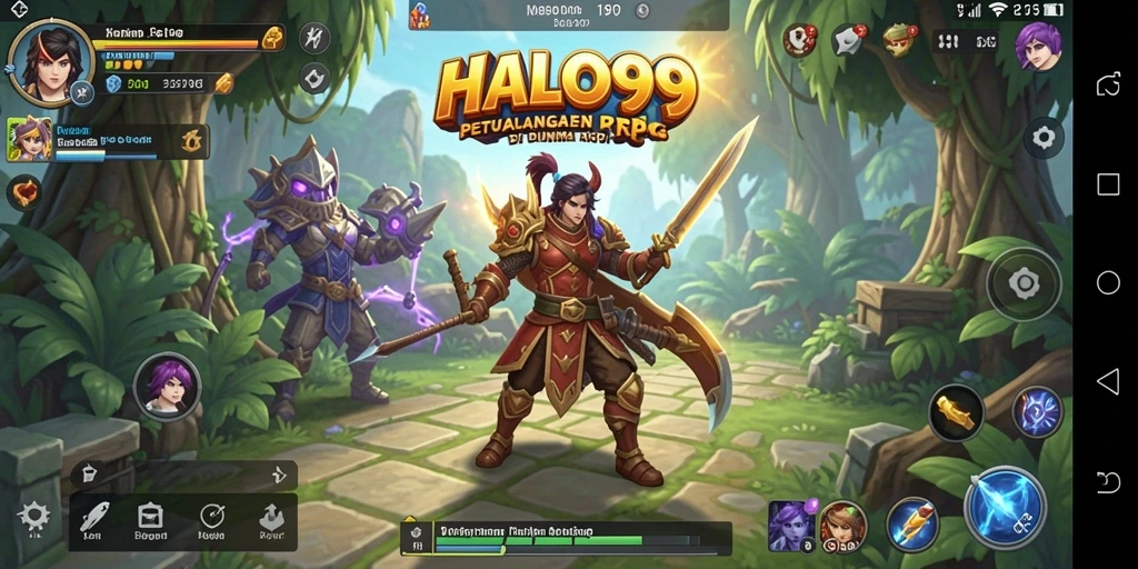 Gameplay epik HALO99 dengan pertarungan yang memukau.