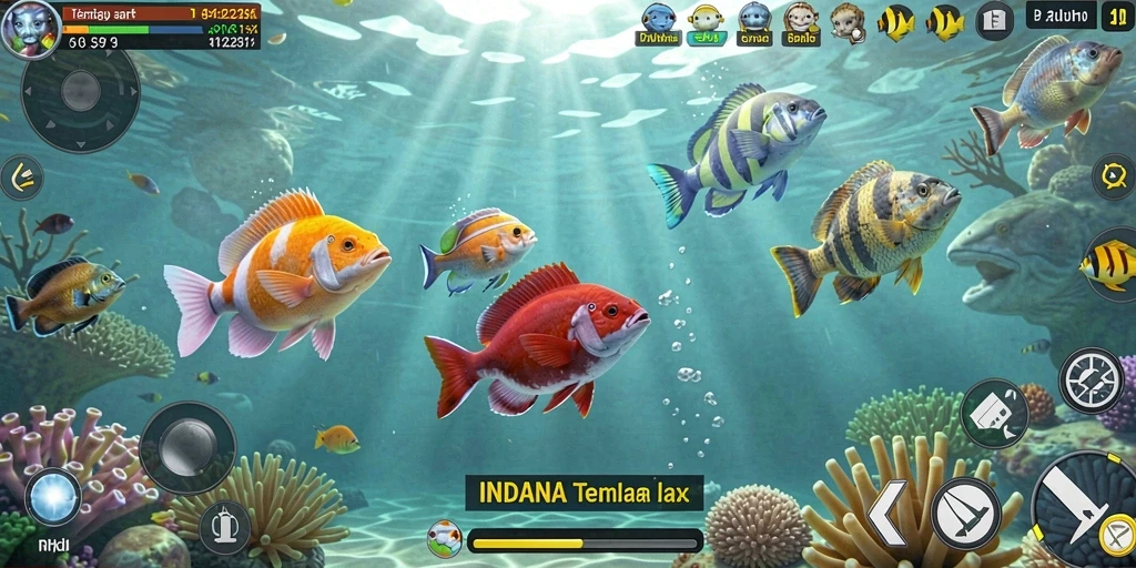Screenshot gameplay Tembak Ikan yang seru dan menarik.