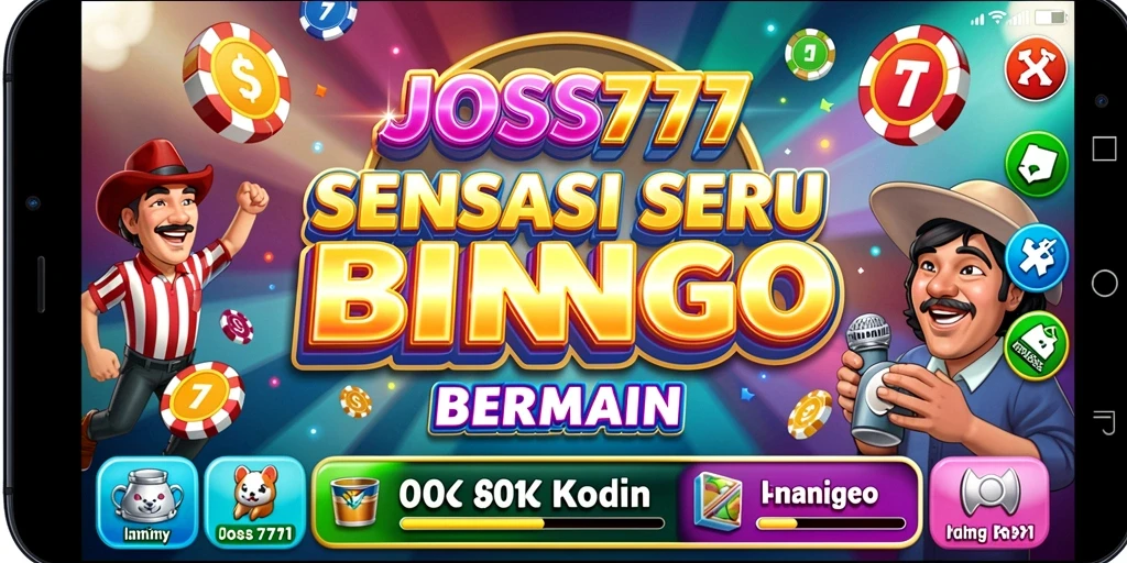 Tampilan gameplay seru di JOSS777, permainan Bingo yang menantang.