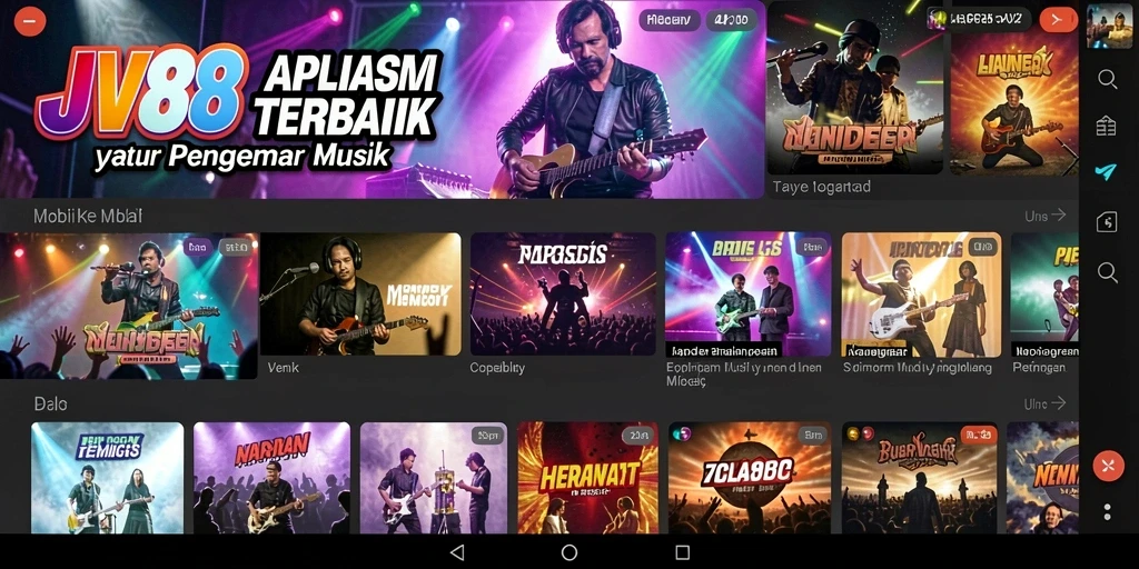 Tampilan gameplay menarik dan interaktif dari JV88.
