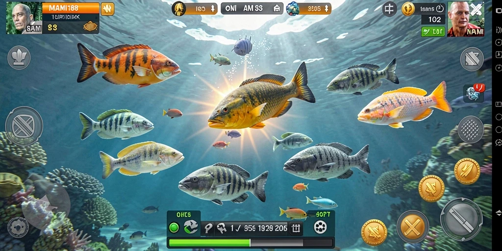 Gameplay menarik dengan aksi menembak ikan di MAMI188.