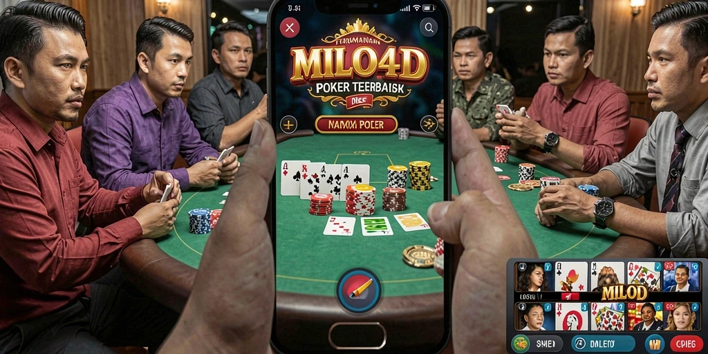 Tangkapan layar gameplay poker yang menarik dan menegangkan.