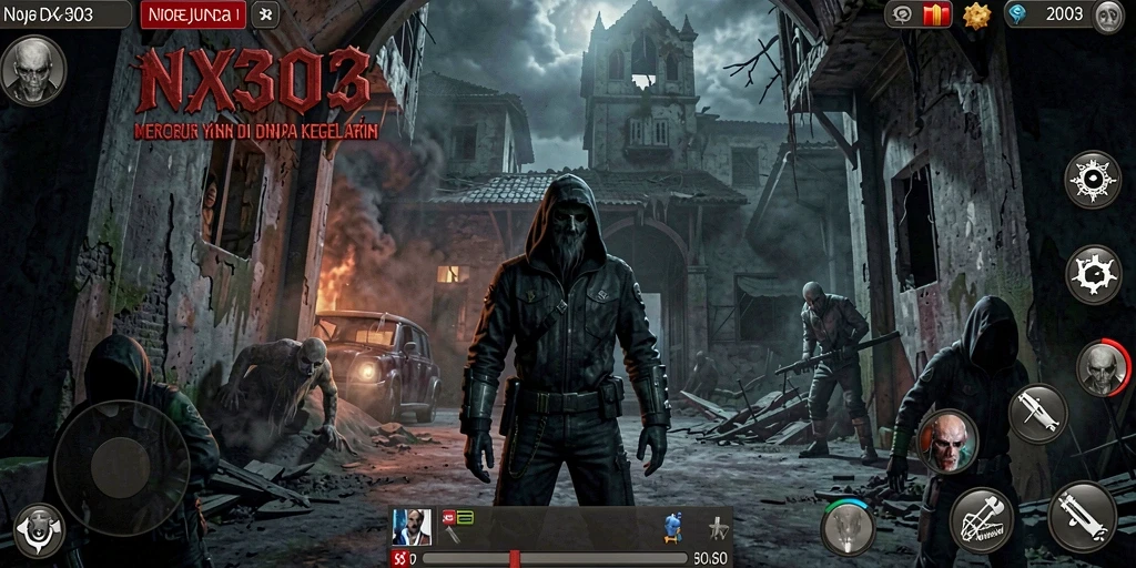 Gameplay menegangkan dengan nuansa kegelapan yang mencekam.
