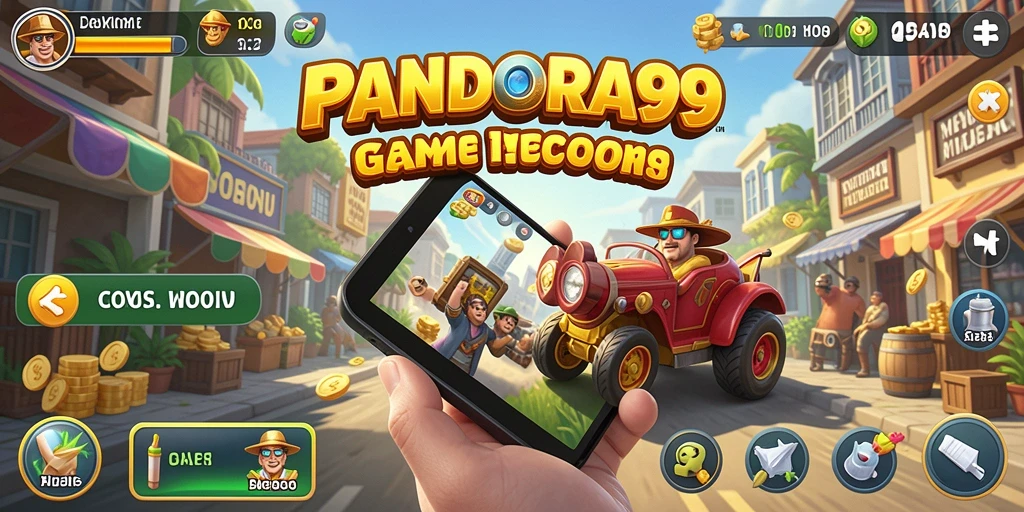 Tampilan screenshot PANDORA99 menampilkan gameplay Tycoon yang seru.