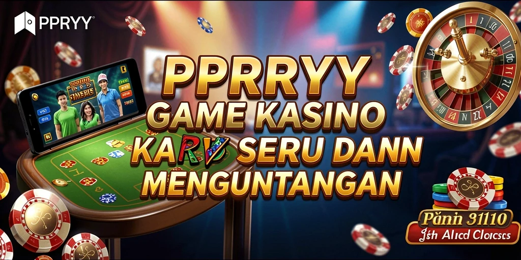 Tampilan permainan Kasino yang menarik dan menghibur dalam PPRRYY.