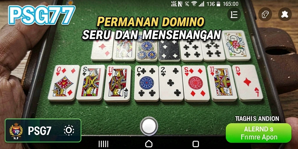 Tampilan permainan Domino yang seru dan interaktif.