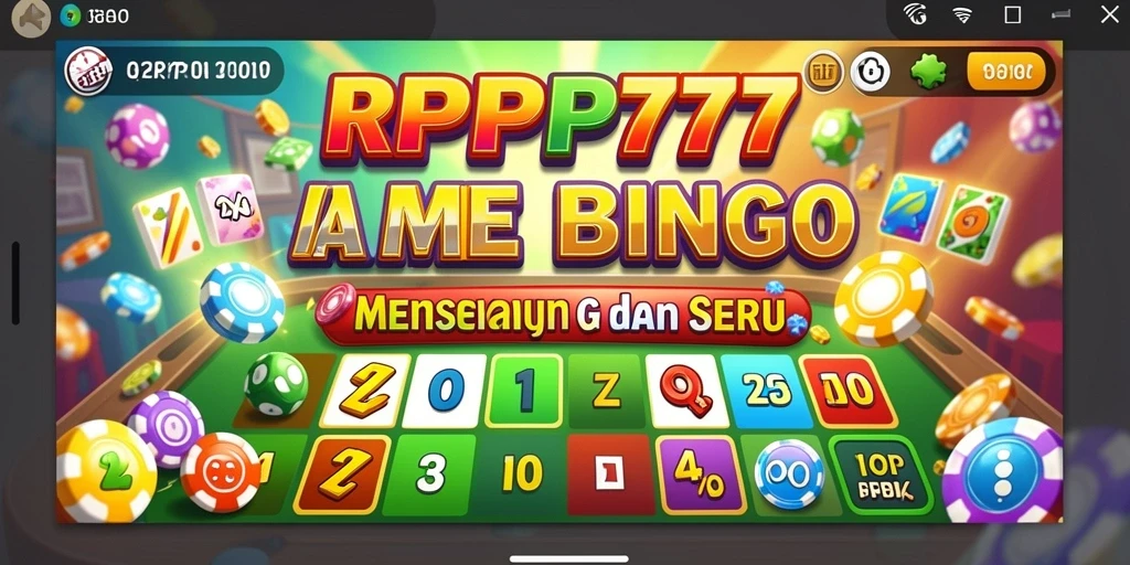 Screenshot gameplay RPRP777 menampilkan aksi seru dalam permainan Bingo.