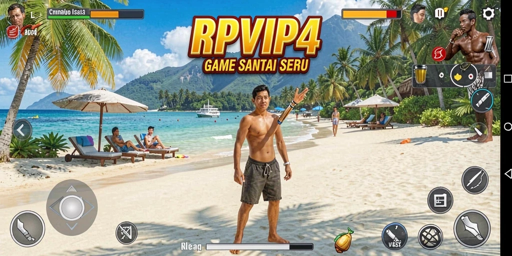 Tangkapan layar RPVIP4 menampilkan momen seru dalam gameplay Casual.