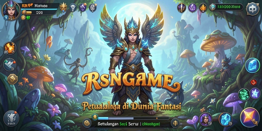 Screenshot utama RSNGAME menampilkan gameplay petualangan yang mendebarkan.
